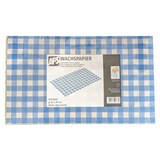 thumbnail of APS Wachspapier, 500 Blatt, 42 x 25 cm, Motiv: blau kariert