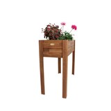 thumbnail of Hochbeet Pflanzkübel Blumenkasten Pflanzkiste Kräuterbeet Holz mit Vlies-Einlage