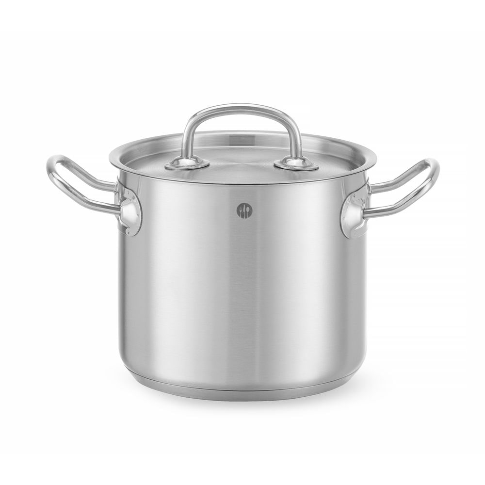 HENDI Kochtopf, hoch - mit Deckel, Kitchen Line, 2,8L, ⌀160x(H)140mm