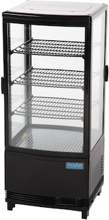 thumbnail of Polar Kühlvitrine, 86 Liter, Schwarz, automatische Abtauung