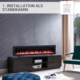thumbnail of Elektrokamin BALDERIA Agnes 60 - Wand- oder Einbaukamin - Schwarz