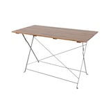 thumbnail of Biergarten Set Sitzgruppe Biergartenmöbel Armlehne Bank Stuhl Tisch 120x60 4tlg.