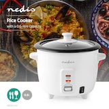 thumbnail of Cuiseur De Riz  300 Watt  0.6 L  Blanc Couvercle En Verre Usage Non Intensif Nedis