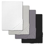 thumbnail of Sparpaket 4 Farben CloudComfort Basic Spannbettlaken 90 x 190 - 100 x 200 cm