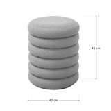 thumbnail of SVITA BLOSSOM XS Hocker mit Stauraum Sitzhocker Ottomane Boucle-Polster Beige