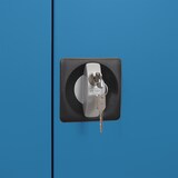 thumbnail of Flügeltürschrank Owl mit 4 Fachboden | HxBxT 195x95x60cm | Lichtgrau/Lichtblau