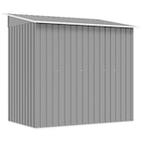 thumbnail of vidaXL Gartenschuppen Grau Metall