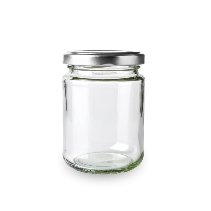 100 frascos 250ml com tampa prateada. Ideais para compotas, doces, mel e casamentos.
