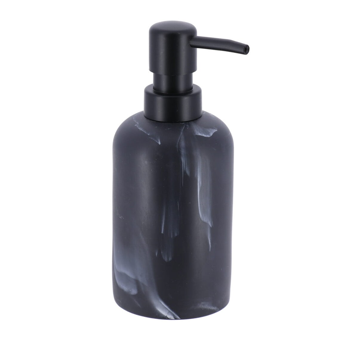 Distributeur à Savon ou lotion en résine Noir aspect marbre 300 ml