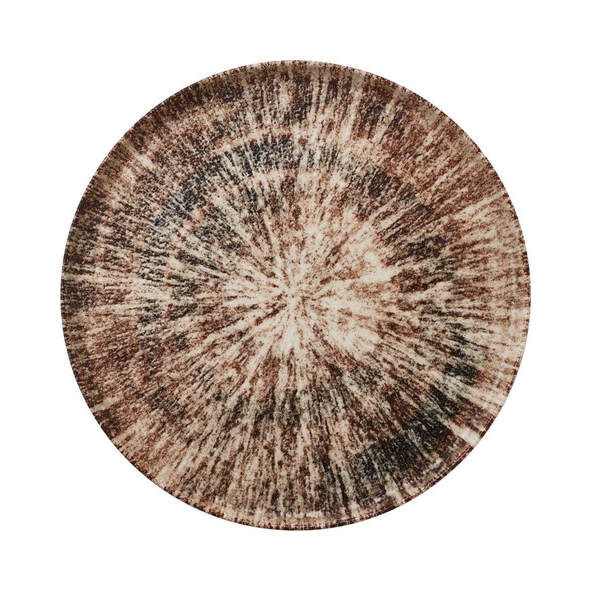 RiNART - Teller, flach, Ø 26 cm, Set á 6 Stück, Porzellan