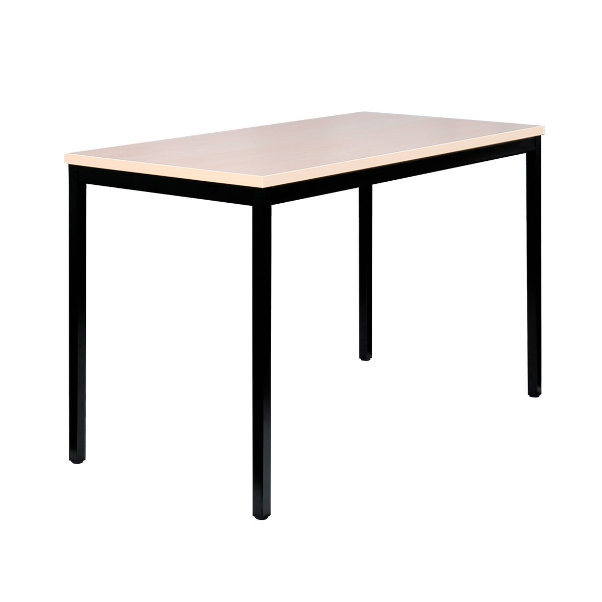 Schreibtisch Besprechungstisch 750 x 1600 x 600 mm tiefschwarz/ahorn 331072