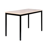 thumbnail of Schreibtisch Besprechungstisch 750 x 1600 x 600 mm tiefschwarz/ahorn 331072