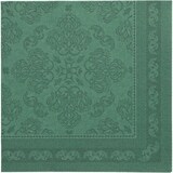 thumbnail of 50 Servietten ROYAL Collection 1/4-Falz 40 cm x 40 cm dunkelgrün Arabesque