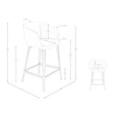 thumbnail of Angel Cerdá Taburete polipiel gris taupe 4134C