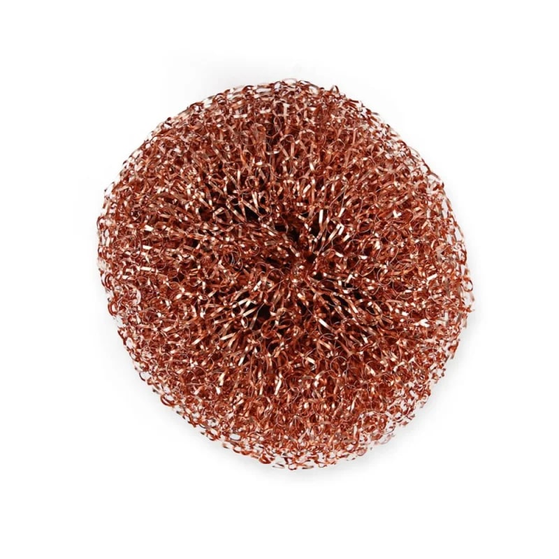 10x Topfreiniger aus Kupfer antibakteriell Ø 9 cm 30 gr. einfach mit Wasser verwenden, auch ohne Spülmittel