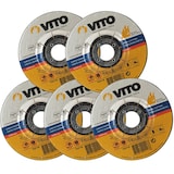 thumbnail of Conjunto de 5 discos de corte diâmetro 230mm furo 22,5 VITO