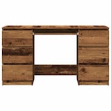 thumbnail of Bureau vieux bois 140x50x77 cm bois d'ingénierie Modèle Milan Bar