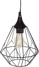 thumbnail of WellHome - Schwarze Metall-Deckenleuchte 19x27cm