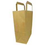 thumbnail of 500 Tragetaschen braun S 18 cm x 8 cm x 22 cm mit Tragegriff