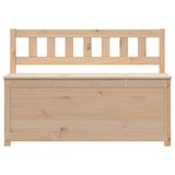 thumbnail of vidaXL Sitzbank 110x41x76,5 cm Massivholz Kiefer