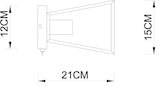 thumbnail of ARTE LAMP Wandleuchte innen mit elegantem Design, Mit Kabel und verstellbarem Lichtkegel, ideal für Wohnzimmer, Küche oder Schlafzimmer – stilvoll