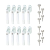 thumbnail of Abschließbarer Fenstergriff FG200 AB208 - 10er Set - weiß