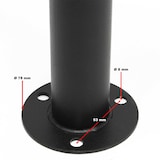 thumbnail of Helloshop26 - Bloc 3 boites aux lettres sur pieds 3 entrées acier galvanisé noir 16_0000031