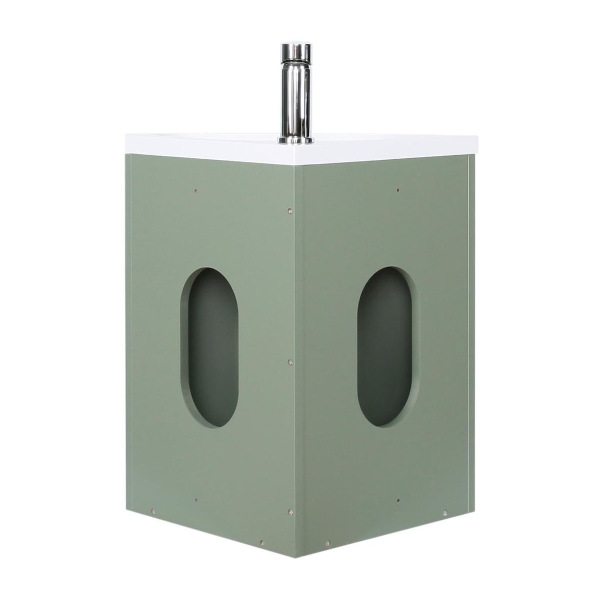 Meuble lave-mains SKINO + robinet chromé