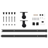 thumbnail of vidaXL Schiebetür-Set Natur und Schwarz 86 x 211 cm