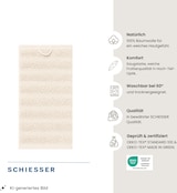 thumbnail of Schiesser Gästetuchset Neapel - 5-teilig - 30 x 50 cm - Creme