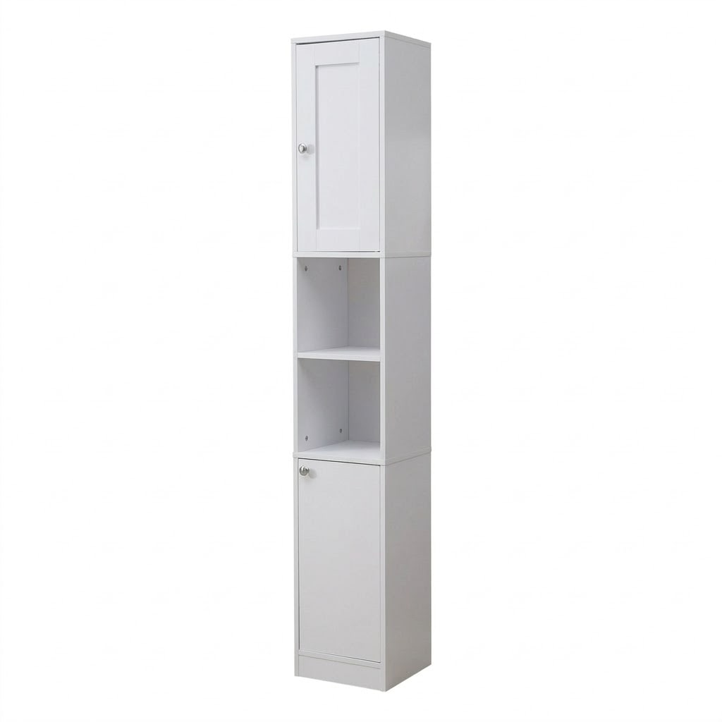 Mobile Colonna Bagno Verticale Salvaspazio Melaminico 30x30x180 Cm