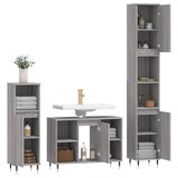 thumbnail of vidaXL 3-tlg. Badmöbel-Set Grau Sonoma Holzwerkstoff