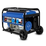 thumbnail of EBERTH 3000 Watt noodstroomaggregaat Stroomgenerator Stroomaggregaat met onderstel, 6,5 pk benzinemotor, 4-takt, 1-fase, 2x 230V, 1x 12V