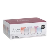 thumbnail of Coffret de 6 gobelets Lumen 30 cl -  30.00 cl Multicolore Rond Verre Cristallin Table Passion 18.00x27.00 cm