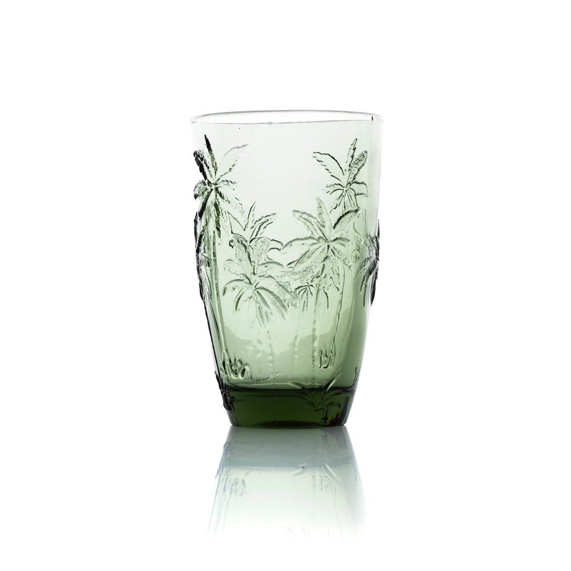 Bazar Bizar Verre long drink en verre 8.2x8.2x13 cm vert