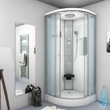 thumbnail of Duschkabine Fertigdusche Dusche Komplettkabine D10-10T0-EC 90x90 cm mit 2K Scheiben Versiegelung