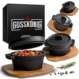 thumbnail of GUSSKÖNIG  4er Mini Dutch Oven-Set