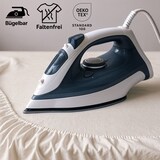 thumbnail of EXKLUSIV HEIMTEXTIL Frottee Spannbettlaken Rundumgummizug Marke 180 x 200 cm Weiss 80% Baumwolle 20% Polyester  Öko - Tex Zertifiziert Bed-Sheet Bettl