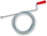 thumbnail of EBERTH Rohrreinigungsspirale 3m, Ø 9mm, für Rohre ab Ø 40mm, mit krallenförmigem Bohrkopf, Abflussreiniger für WC und Abflüsse gegen Verstopfungen