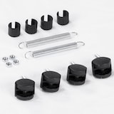 thumbnail of Rete estraibile singola salvaspazio adatta per sottoletto con sostegni pieghevoli, telaio in metallo per letto a cassetto e a scomparsa - Comprarredo