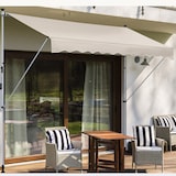thumbnail of Toldo Manual Retráctil para Exterior 400x120x170-280 cm Toldo Enrollable Altura Ajustable con Manivela Protección Solar para Terraza Balcón Jardín