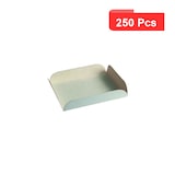 thumbnail of PACKNWOOD - 250u - Base cuadrada en cartón blanco con pliege en los bordes 230x230mm H20mm