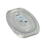thumbnail of Starpak 10 Servierplatten, Alu oval 35 cm x 24,5 cm