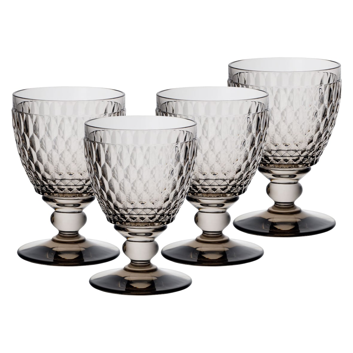 Villeroy & Boch Boston Coloured Wasserglas 400 ml smoke 4er Set