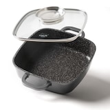 thumbnail of STONELINE® Servierpfanne mit Aroma Glasdeckel, Pfanne rechteckig, Backofen & Induktion geeignet