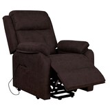 thumbnail of Sillón Eléctrico Tapizado en Tela Antimanchas Magnolia Chocolate. Medida 110cm alto x 68cm ancho x 90 cm fondo