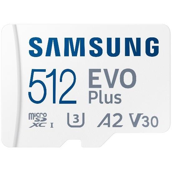 Tarjeta de memoria micro sd samsung microsd adaptador evo 512gb