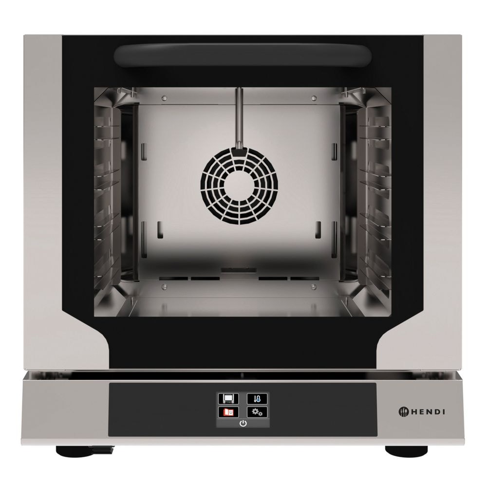 HENDI Hetelucht stoomoven compact touch, 220-240V/3150W, 590x709x(H)589mm