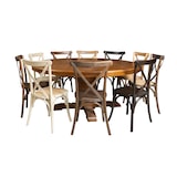 thumbnail of Biscottini Sedia in legno 88x42x43 cm | Sedia impilabile | Sedie cucina Made in Italy | Sedia sala da pranzo | Sedie giardino | Sedia Thonet vintage