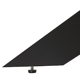 thumbnail of Esszimmertisch HWC-O56, Tisch Esstisch, MDF Metall 200x100cm ~ Walnuss-Optik